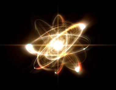 Atom Particle clipart