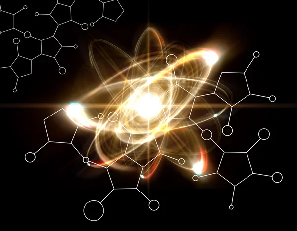 Atom Particle — Stock Photo, Image