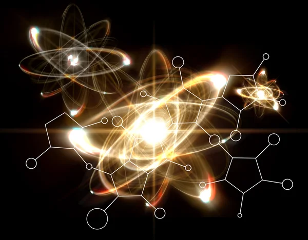 Particella atomica — Foto Stock