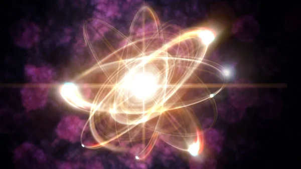 Cząstki atomu — Zdjęcie stockowe