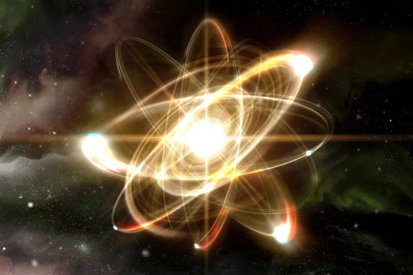 Atom Particle — Stock Photo, Image