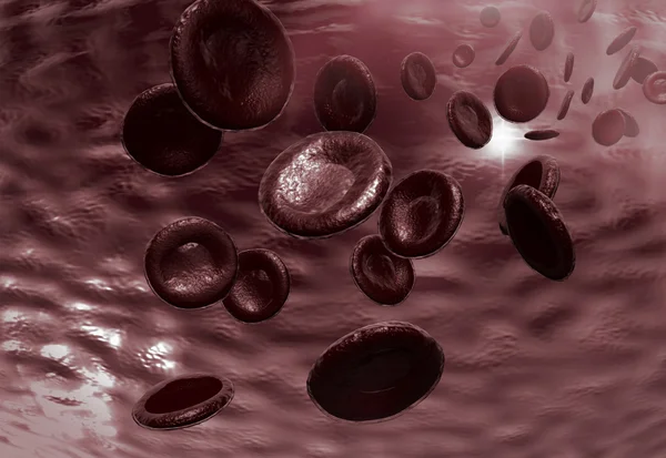 Cellule rosse del sangue — Foto Stock