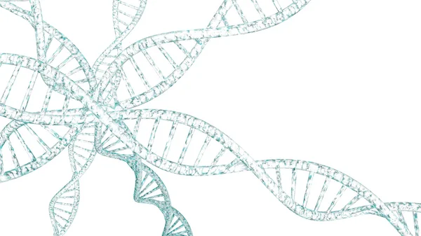 DNA-Stränge — Stockfoto