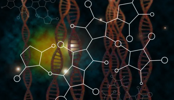 DNA-strengen — Stockfoto