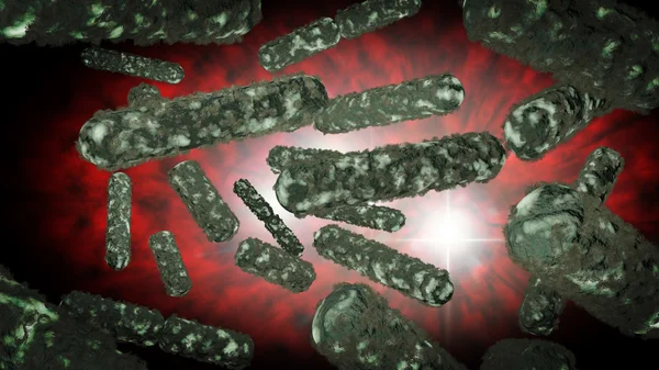 Células de bactérias E.Coli — Fotografia de Stock