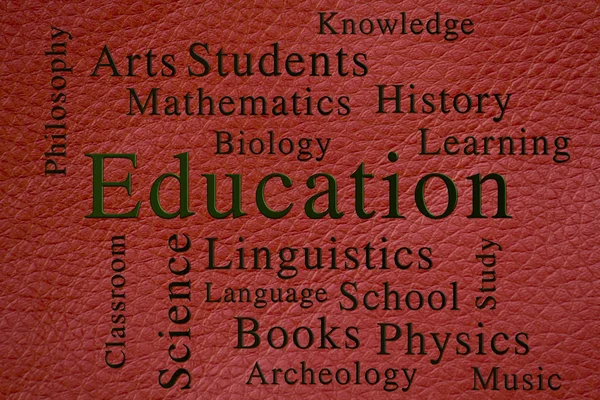 Éducation wordcloud — Photo