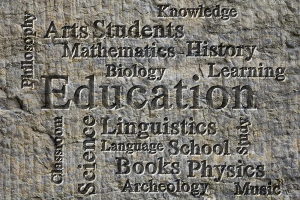 Education Wordcloud — Stock Photo, Image