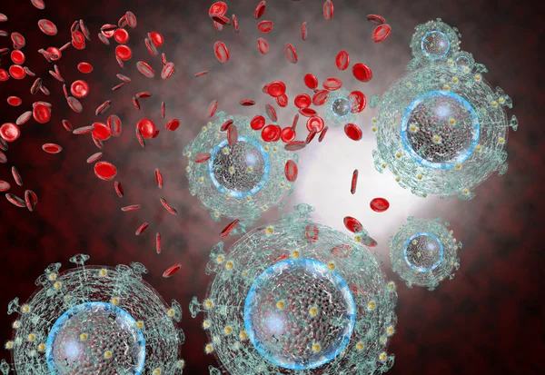 Aids HIV Virus — Stock Photo © ezumeimages #85619218