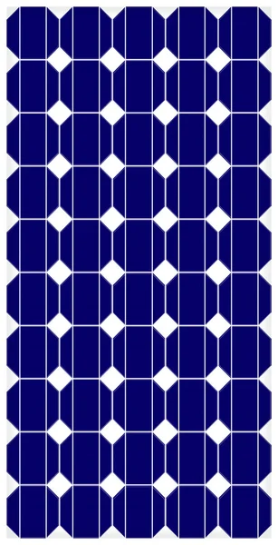 Güneş paneli tasarımı — Stok fotoğraf