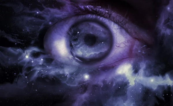 Eyeball Universe achtergrond — Stockfoto