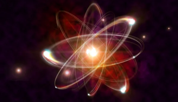 Particella atomica Immagine Stock