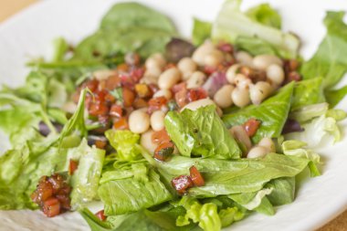 Cannellini fasulye salatası