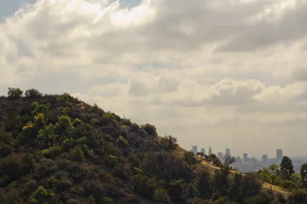 Los Angeles panorama hor — Stock fotografie