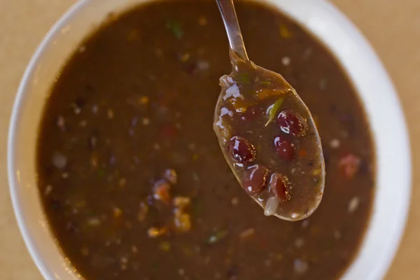 Sopa de frijol negro —  Fotos de Stock