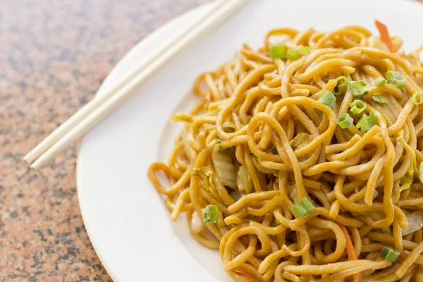 Chinese Vegetable Lo Mein — Stock Photo, Image
