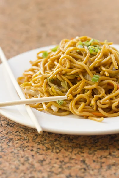 Kínai zöldség Lo Mein — Stock Fotó