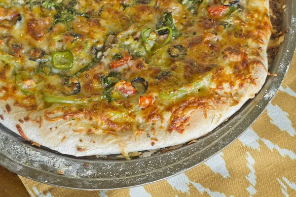 Artisan groente Pizza — Stockfoto