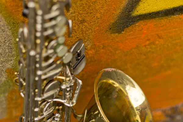 Jazzclub für Saxophon — Stockfoto