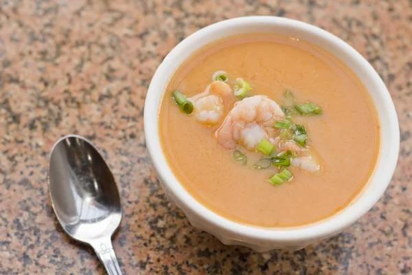 Shrimp Bisque Soup — Stock Photo, Image