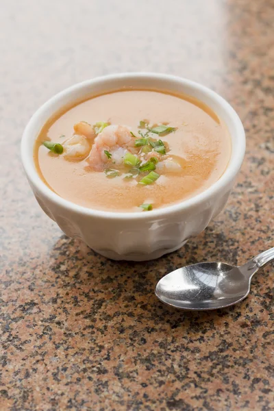 Sopa de Bisque de camarão — Fotografia de Stock