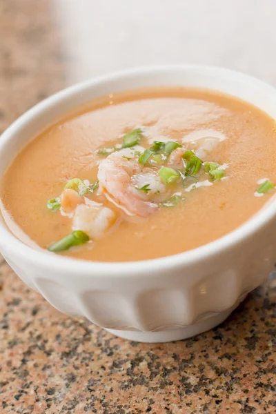 Sopa de Bisque de camarão — Fotografia de Stock