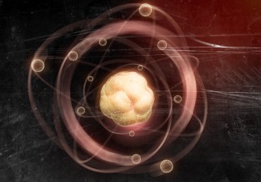 Atom parçacık arka plan
