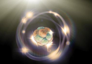 Atom parçacık arka plan