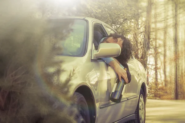 Drunk Driving Car Accident — Stock Photo, Image