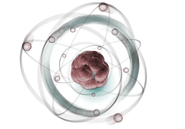 Sfondo di particelle atomiche — Foto Stock