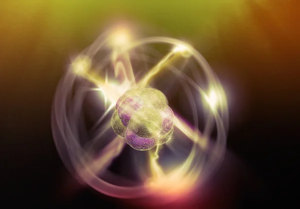 Atom Particle Background — Stock Photo, Image