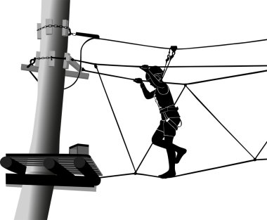 Çocuk Macera Parkı ip merdiven