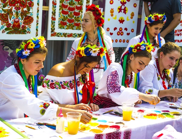 Petrikovka 村祭り — ストック写真