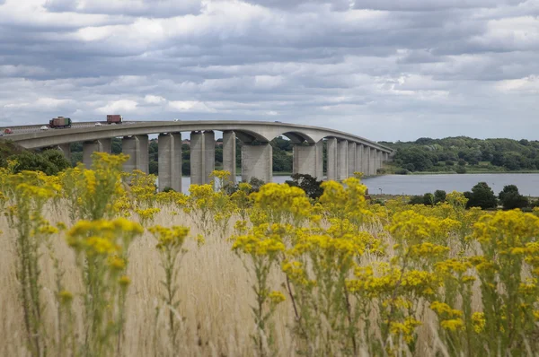 Orwell Bridge Ipswich Suffolk UK — Stock Photo, Image