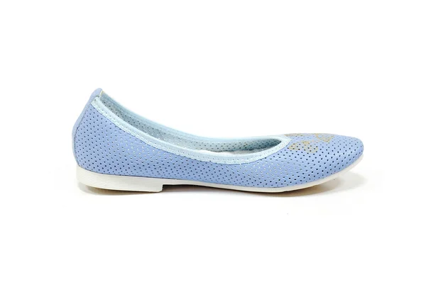 Sapato feminino ballet flats — Fotografia de Stock