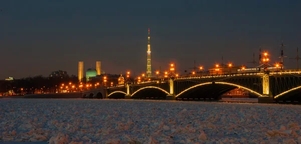 Night St. Petersburg — Stock Photo, Image