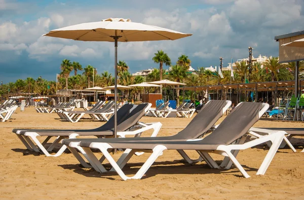 Salou Beach'de — Stok fotoğraf