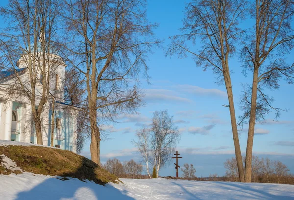 Russian winter landscape — Stock Photo, Image