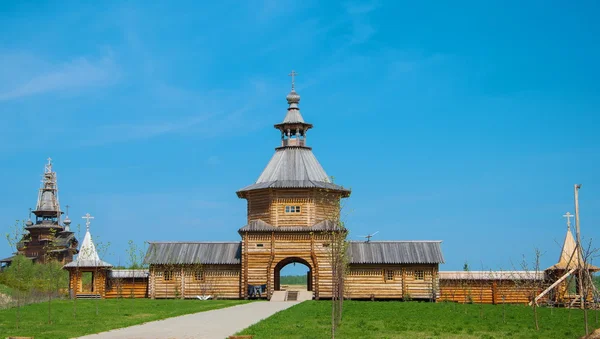 Arquitectura de madera rusa — Foto de Stock