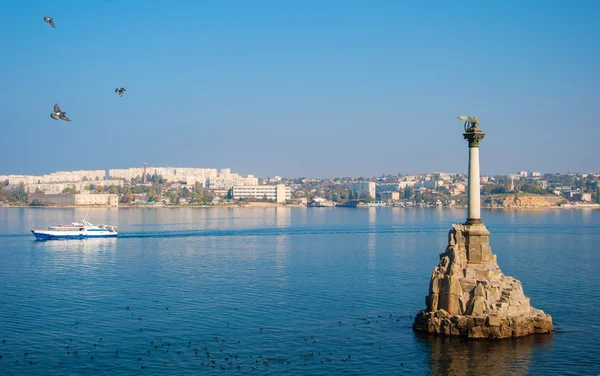 View from the embankment of Sevastopol — Stock Photo, Image