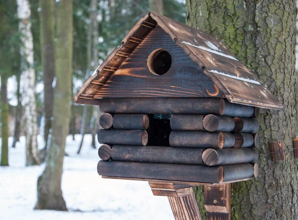 Die Vogelfutterhäuschen — Stockfoto