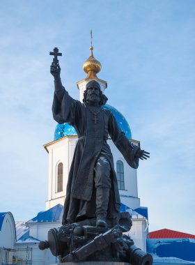 Monument chaplain in Maloyaroslavets