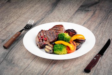 Lezzetli ızgara sığır steakes 