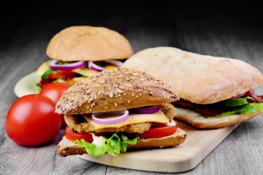 Ev yapımı lezzetli sandviç