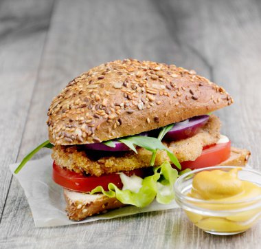 Ev yapımı lezzetli sandviç