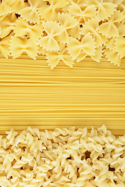 Diferentes tipos de pasta — Foto de Stock