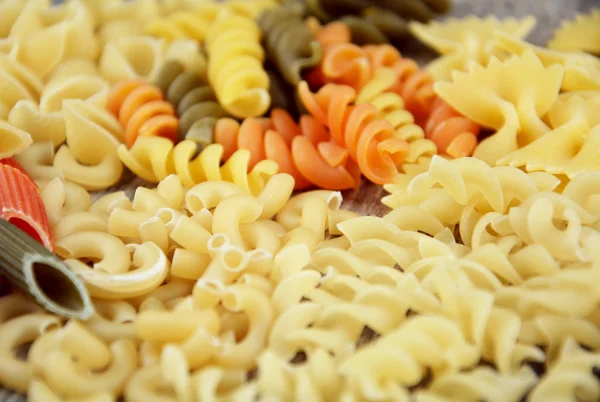 Diferentes tipos de pasta — Foto de Stock