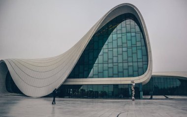 Heydar Aliyev Merkezi. Bakü. Azerbaycan. Şubat 2020