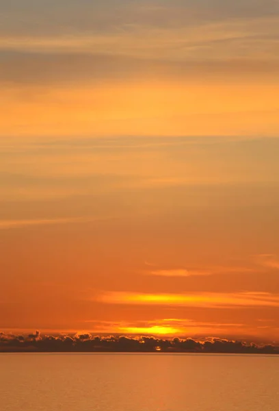 Mediterraner Sonnenuntergang Sardinen Italien — Stockfoto