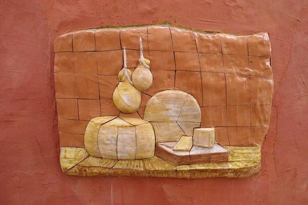 Tinnura Köyünde Sokak Sanatı Sardunya Talya — Stok fotoğraf