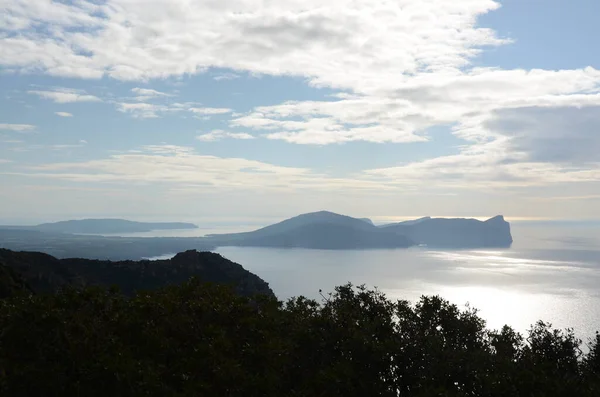 Panoramisch Uitzicht Capparoni Argentiera Sardinie Italië — Stockfoto